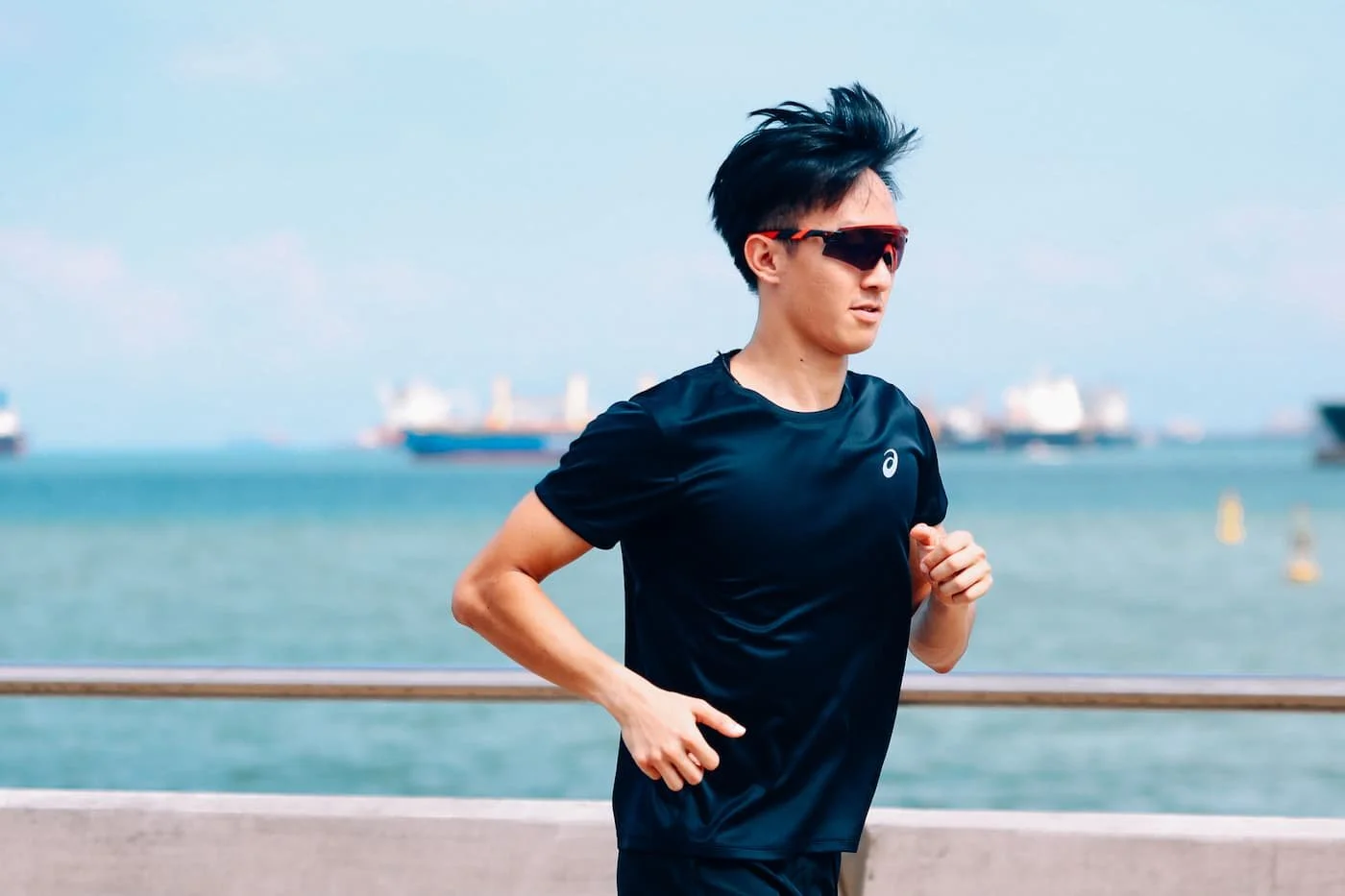 Bryce Chong good running form