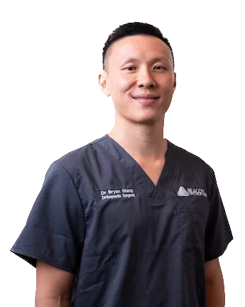 Dr Bryan in scrub