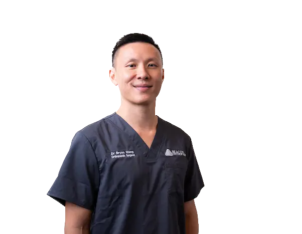 Dr Bryan in scrub (uncropped)