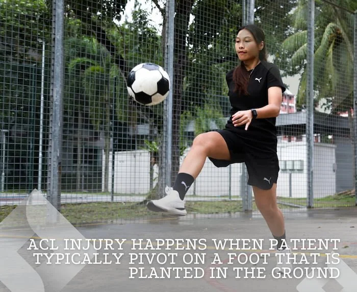 Nadhra Aqilah pivoting ball